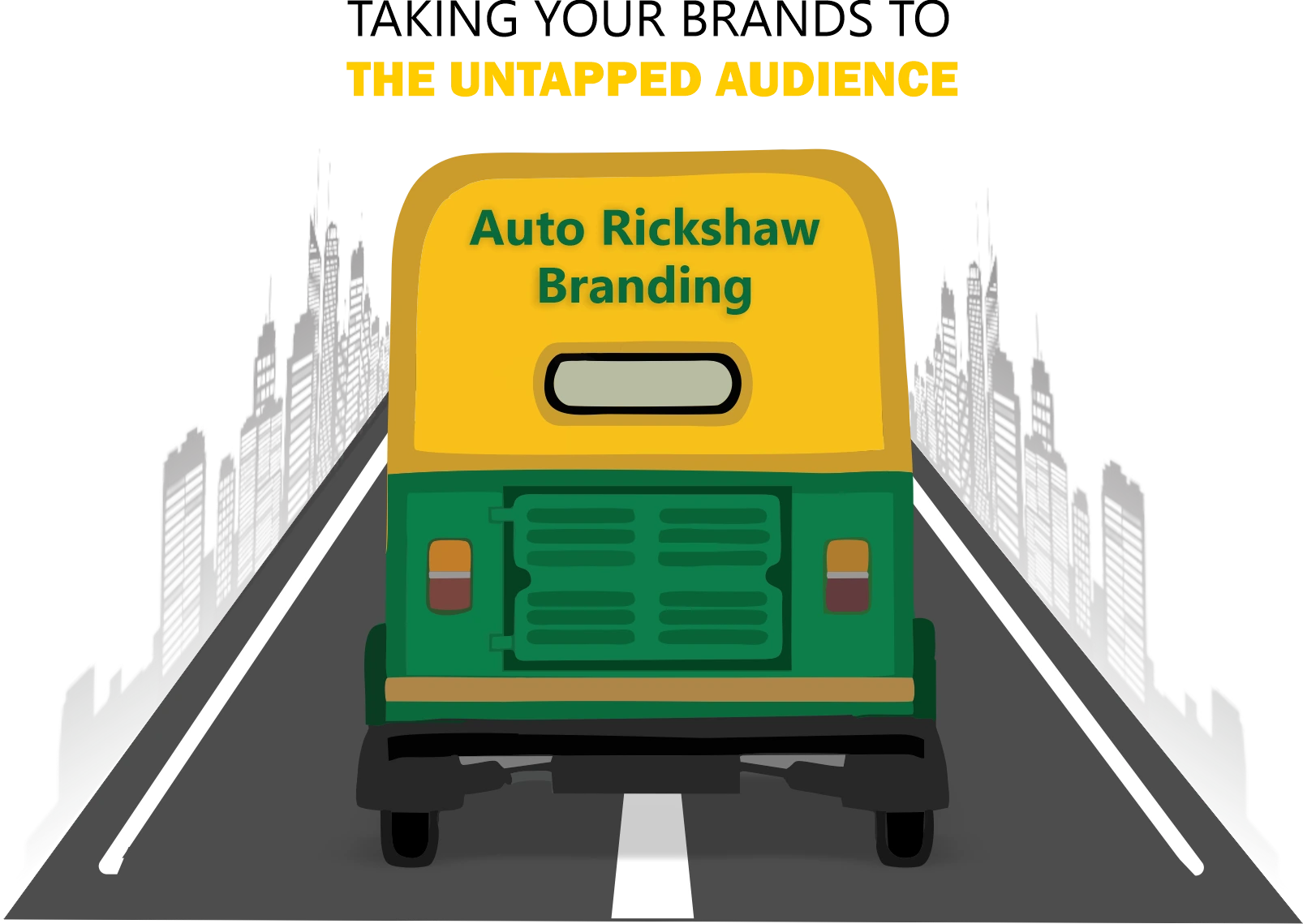 Auto Rickshaw advertising