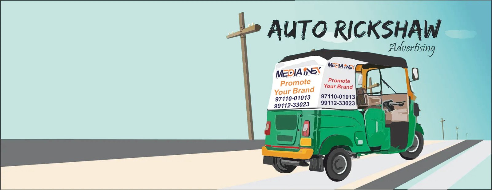 Auto Rickshaw Advertising in delhi Ncr